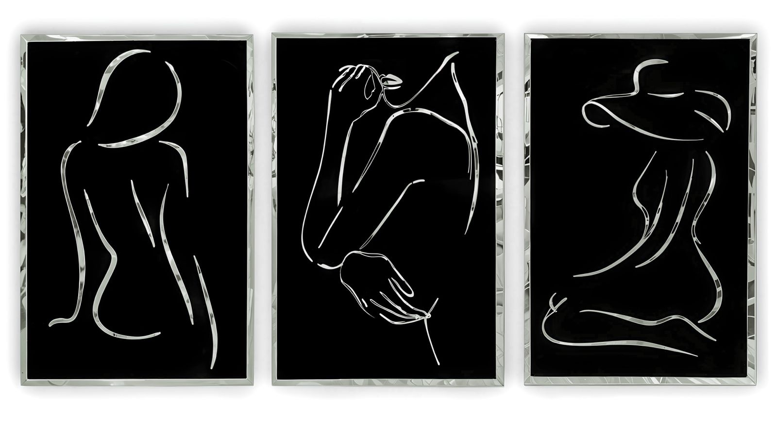 WOMAN SILHOUETTE MIRROR