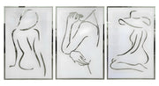WOMAN SILHOUETTE MIRROR