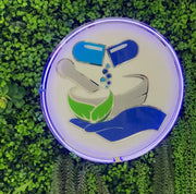 ACRYLIC LOGO WITH FRONT FACING LED LIGHTS