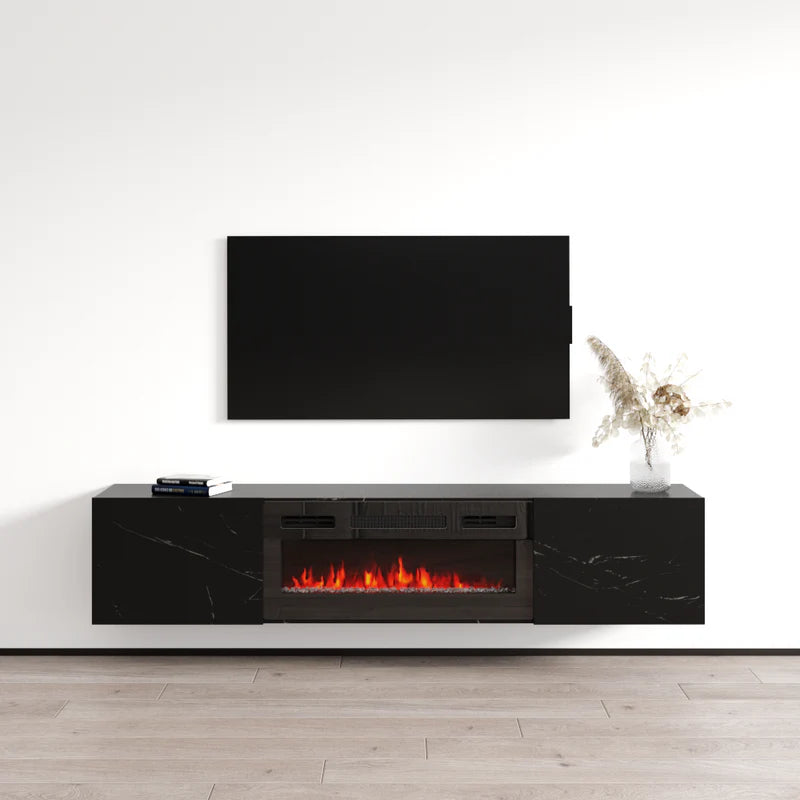 BAJA BL-EF FLOATING FIREPLACE TV STAND