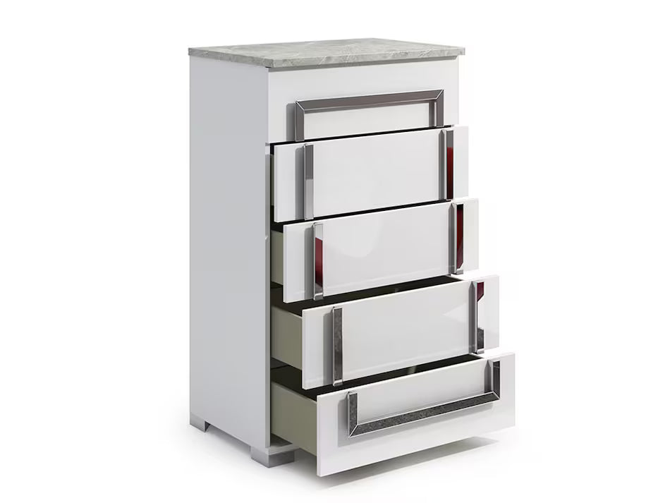 ZARA WHITE MARBLE CHEST