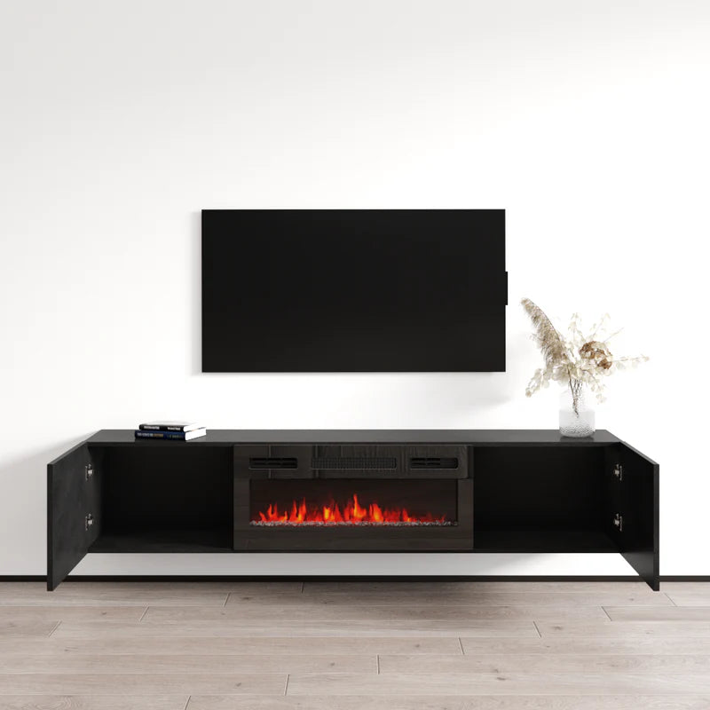 BAJA BL-EF FLOATING FIREPLACE TV STAND