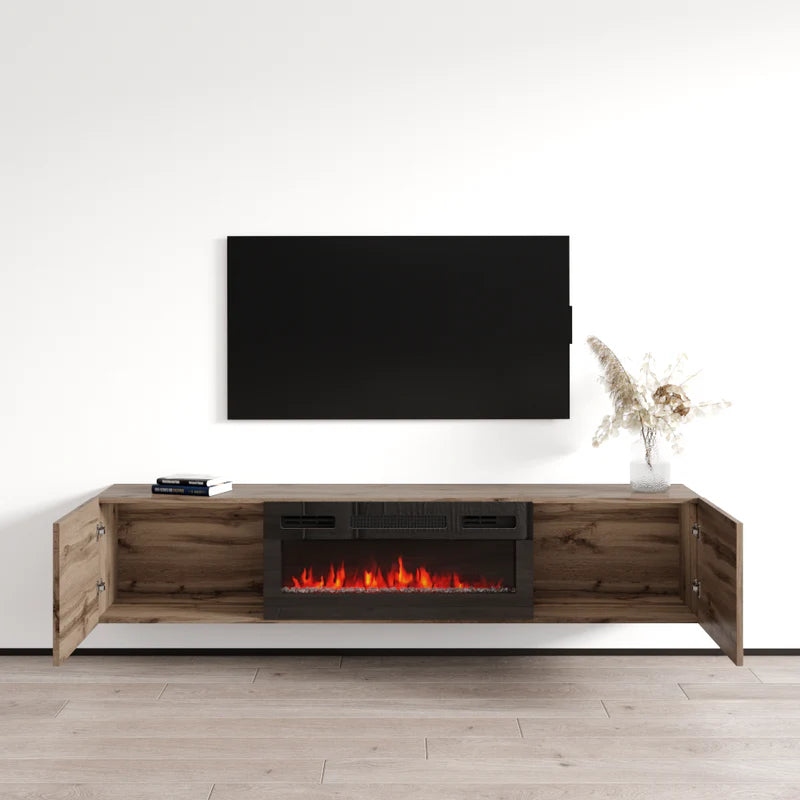 BAJA BL-EF FLOATING FIREPLACE TV STAND