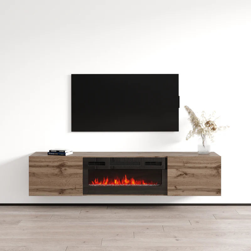 BAJA BL-EF FLOATING FIREPLACE TV STAND