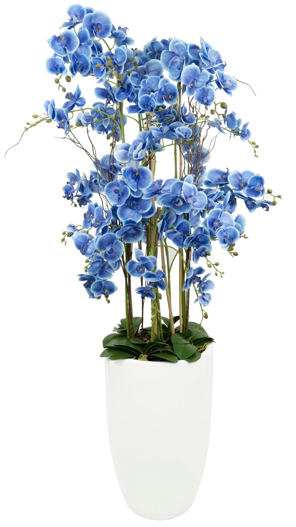 ORCHID ROUND FLOOR VASE ARRANGEMENT DECOR