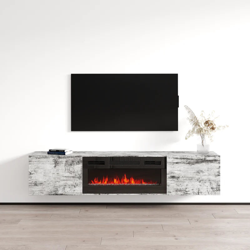 BAJA BL-EF FLOATING FIREPLACE TV STAND