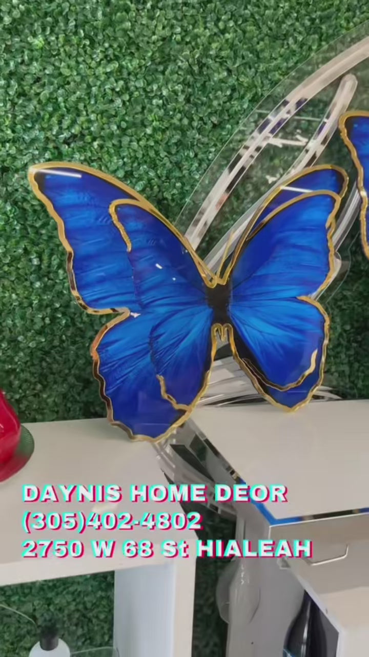 Load video: 3 PCS DOUBLE SET ACRYLIC BUTTERFLY WITH MIRROR