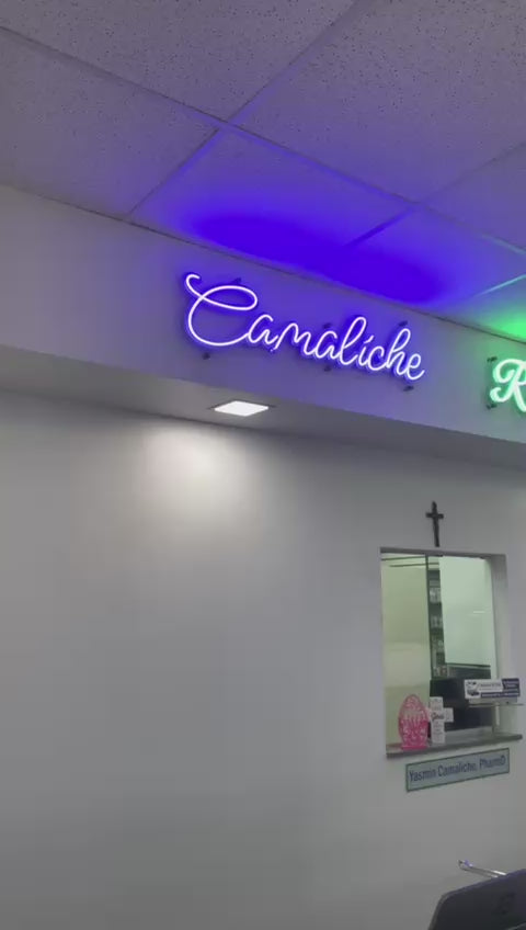 Load video: CUSTOM LED SIGN