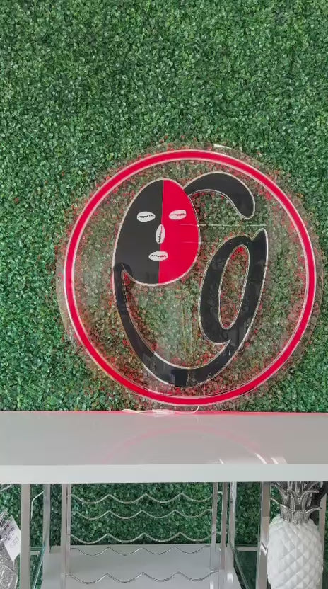 Load video: ACRYLIC LOGO WITH FRONT FACING LED LIGHTS