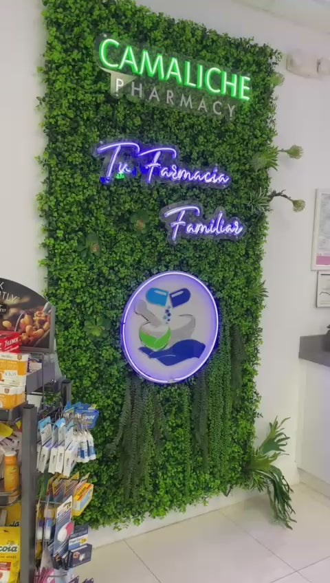 Load video: ACRYLIC LOGO WITH FRONT FACING LED LIGHTS