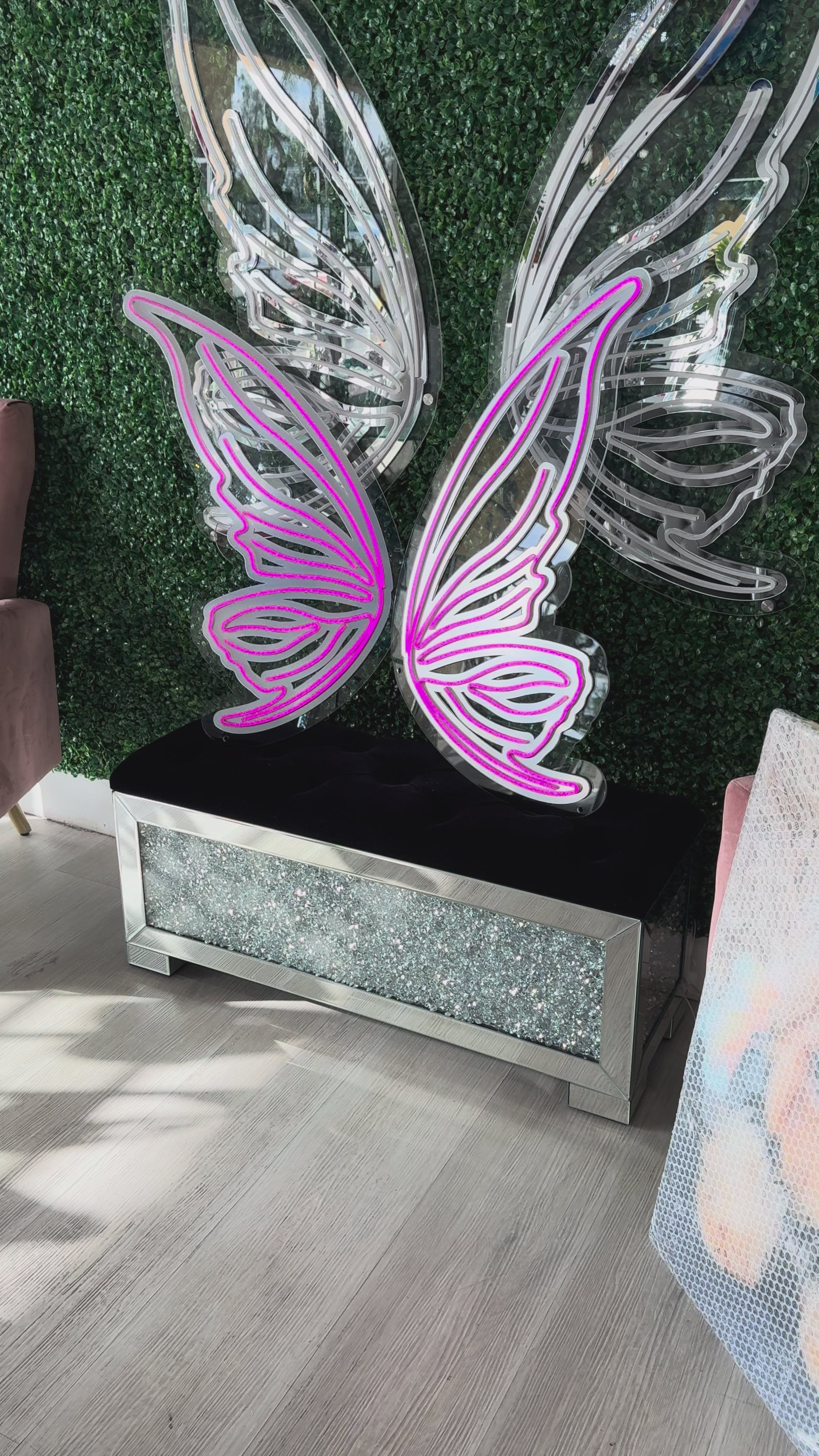 Load video: BUTTERFLY LED SIGN