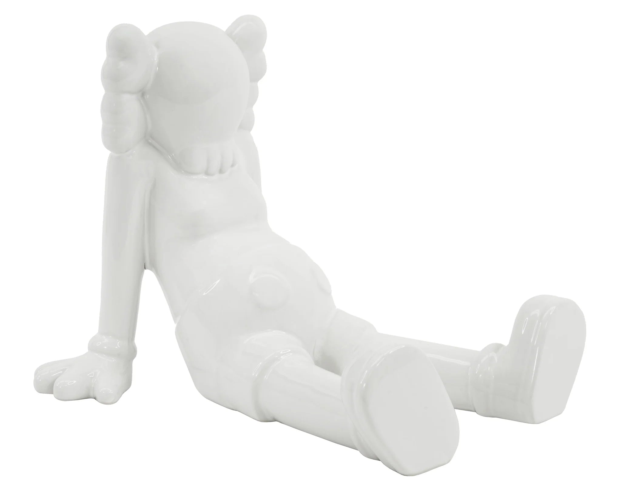 SITTING CLOWN CERAMIC SCULPTURE