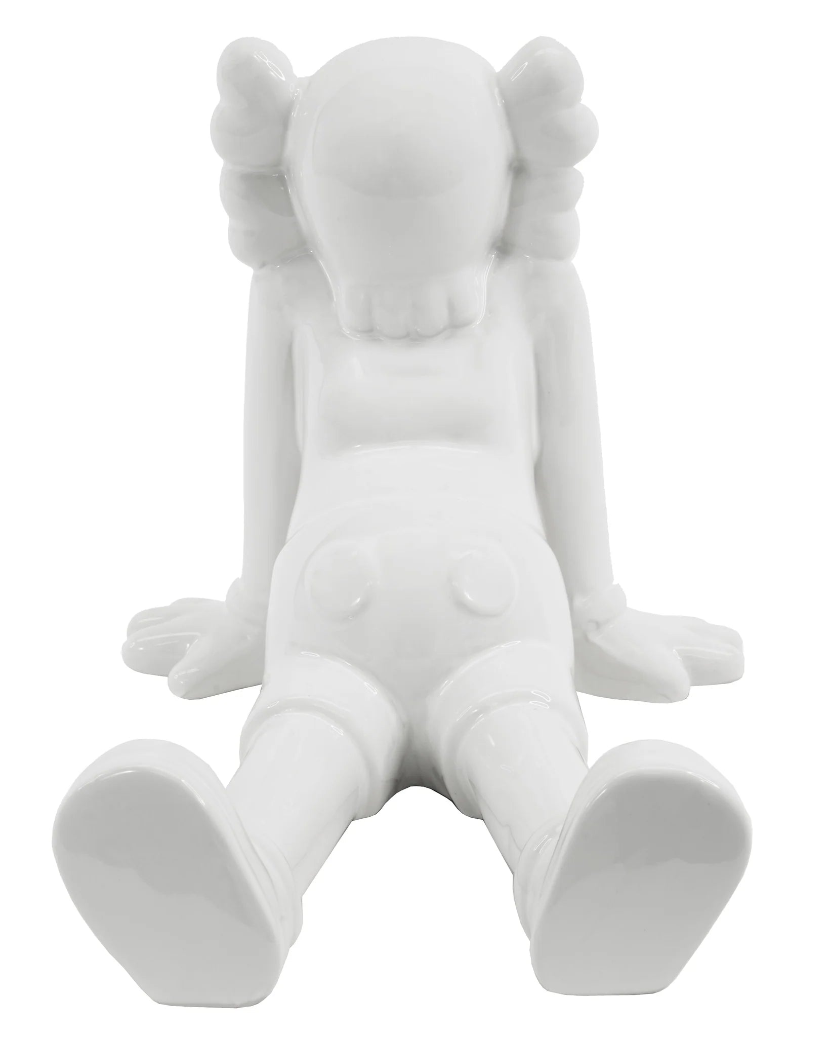 SITTING CLOWN CERAMIC SCULPTURE