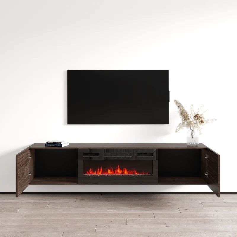 BAJA BL-EF FLOATING FIREPLACE TV STAND