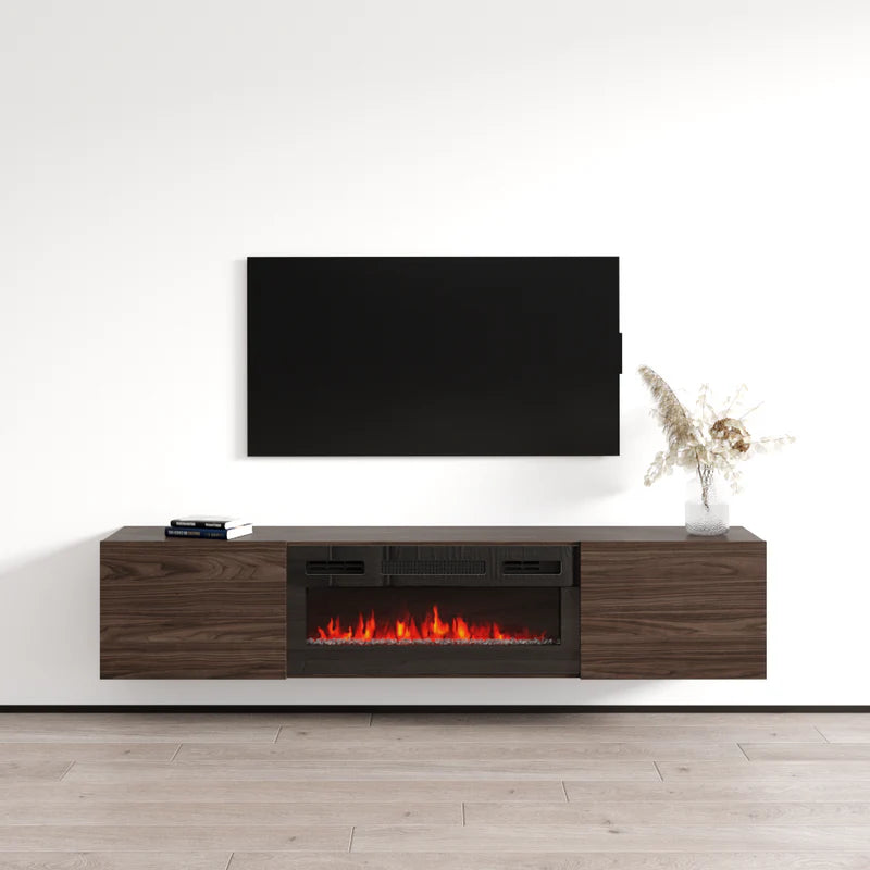 BAJA BL-EF FLOATING FIREPLACE TV STAND