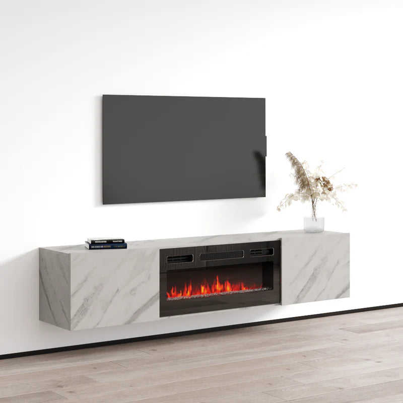 BAJA BL-EF FLOATING FIREPLACE TV STAND